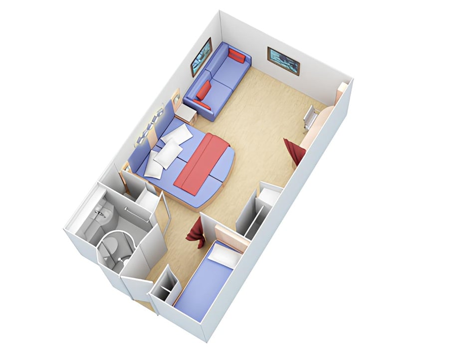 Внутренняя Spacious Interior (1R)