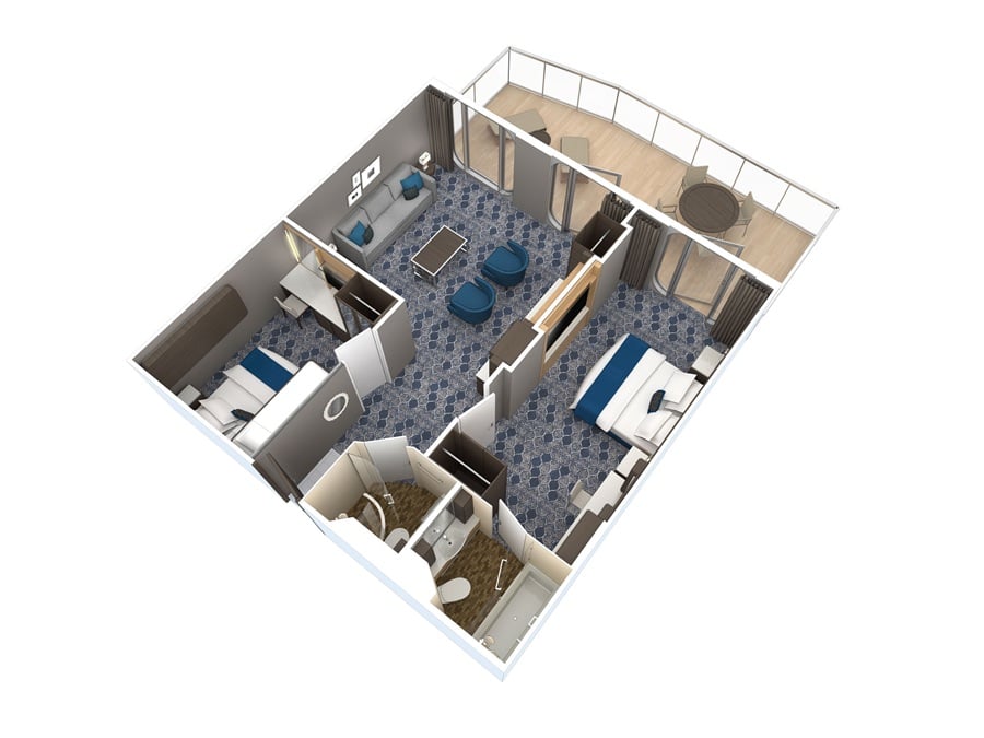 Сьют Grand Suite - 2 Bedrooms (GT)