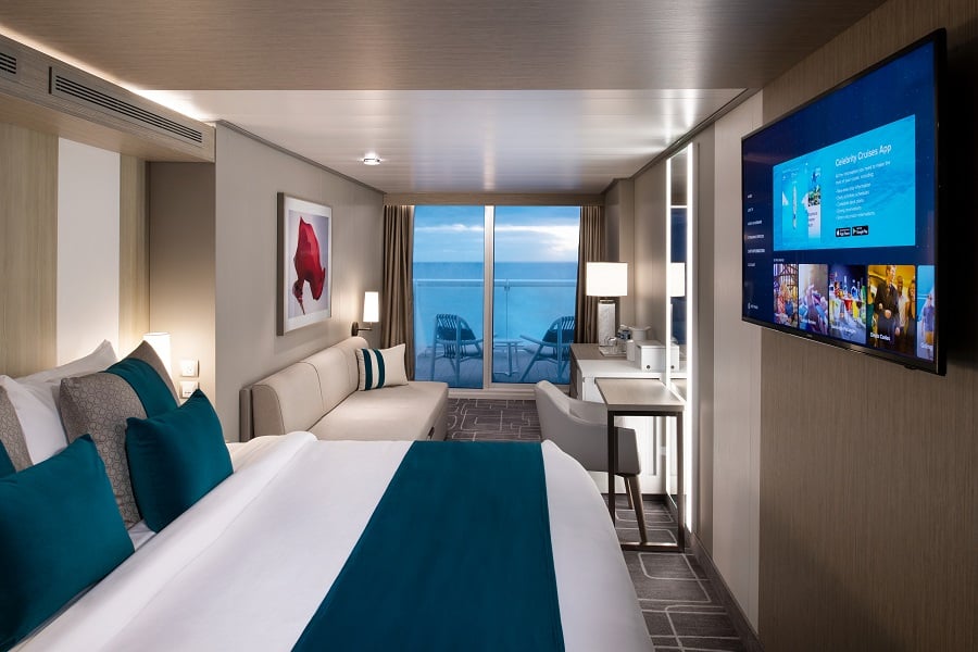 С балконом Edge Single Stateroom with Infinite Veranda (ES)