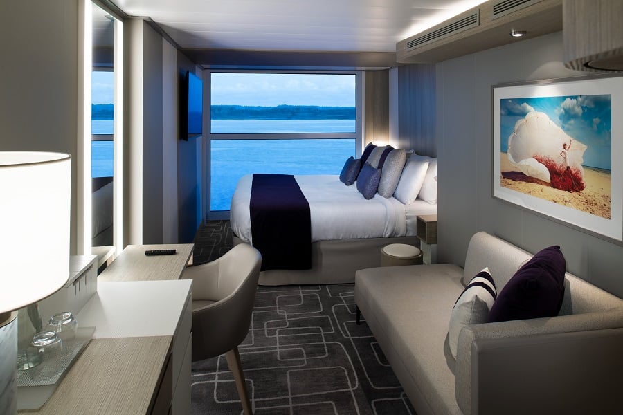 С окном Panoramic Ocean View Stateroom (PO)