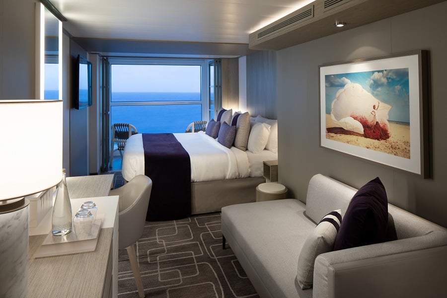 С балконом AquaClass Stateroom (A2)