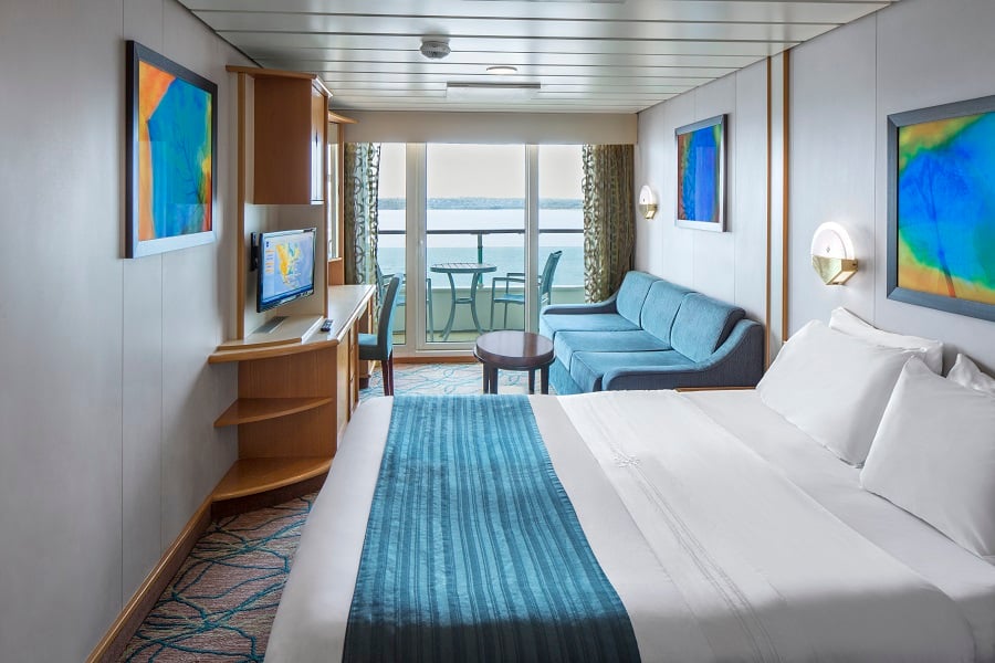 С балконом Spacious Ocean View Balcony (4B)