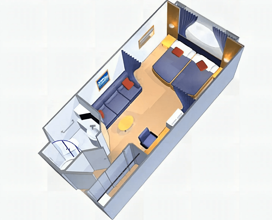 С окном Ocean View Stateroom (2N)