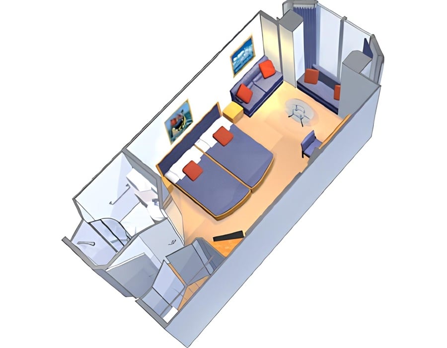 Внутренняя Promenade View Interior Stateroom (2T)
