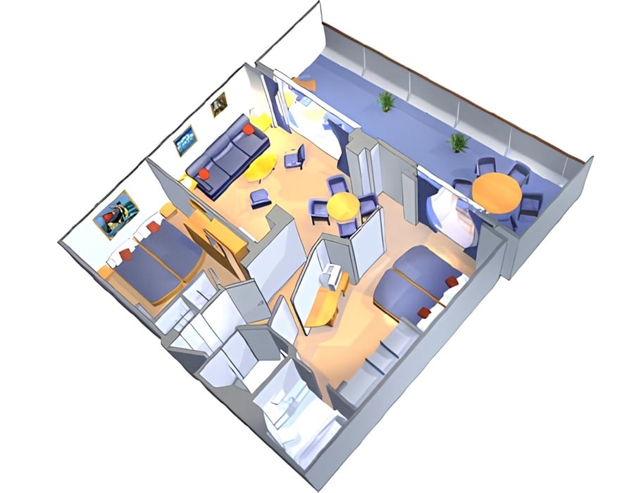 Сьют Grand Suite – 2 Bedroom (GT)