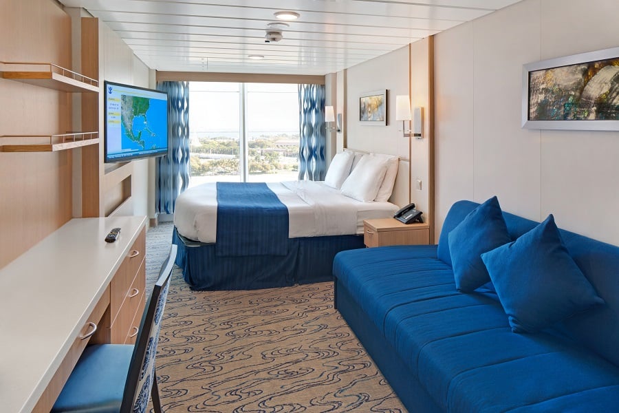 С окном Spacious Panoramic Ocean View (1L)