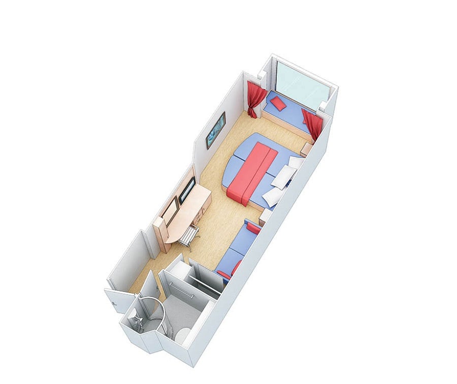 Внутренняя Promenade View Interior Stateroom (2T)