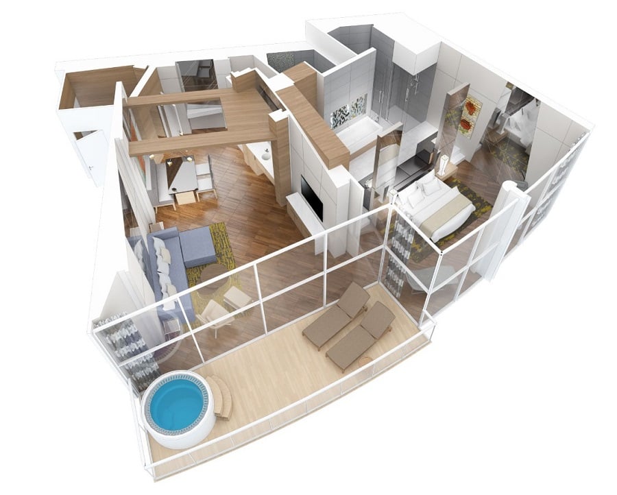 Сьют Grand Panoramic Suite (GP)