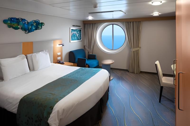 С окном Ultra Spacious Ocean View Stateroom (1K)