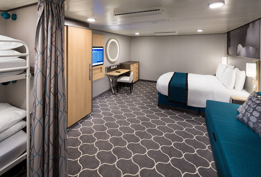 Внутренняя Family Interior Stateroom (1R)