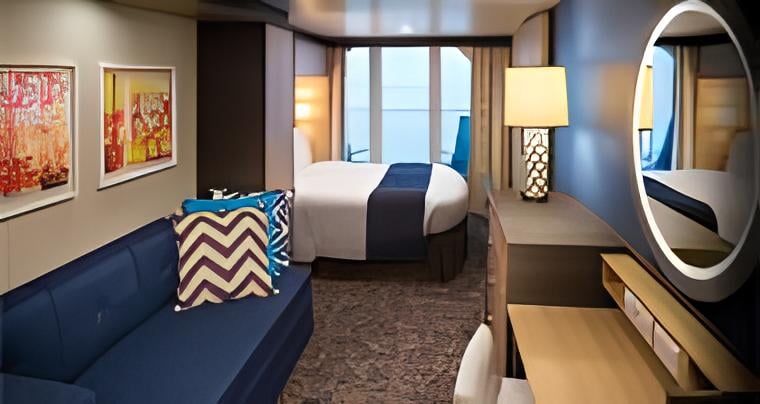 С балконом Connecting Ocean View Balcony (CB)