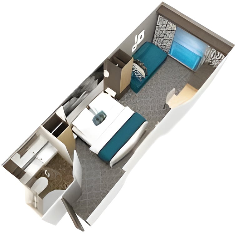 Внутренняя Interior with Virtual Balcony (4U)