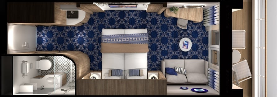Сьют с балконом Junior Dream Suite (SJA)