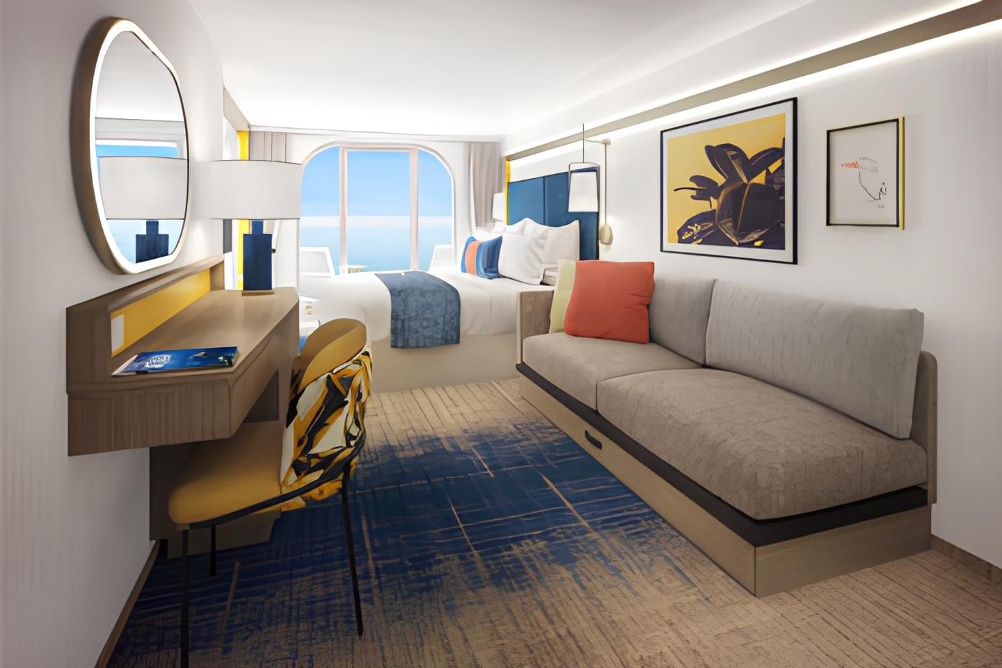 С балконом Connecting Ocean View Balcony (CB)