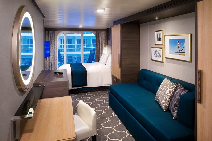 C балконом Central Park View Stateroom with Balcony (1J)
