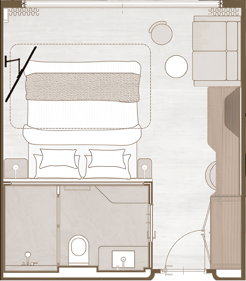 Сьют Skylight Infinite Balcony Suite (SF)