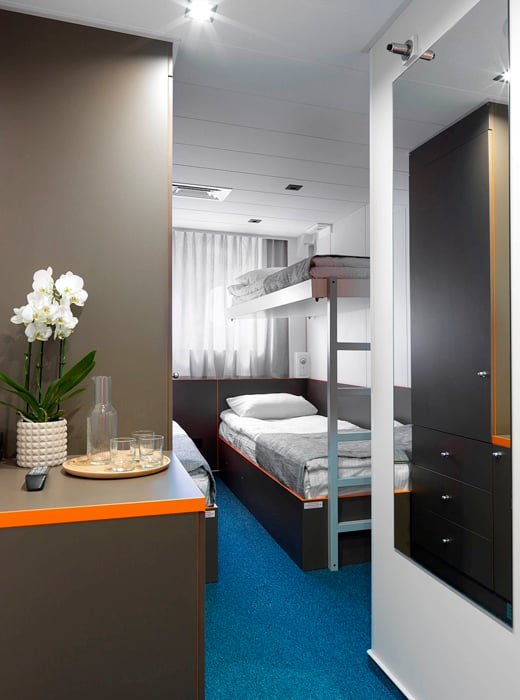 3-местная (нижняя палуба)